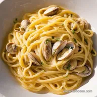 Linguine alle Vongole Clams and Pasta Italian Seaside Style