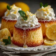 Little Lemon Cloud Mini Soft Cakes Easy Sponge Recipe
