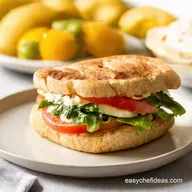 Mediterranean Pita Sandwich Recipe A Taste of Sunshine