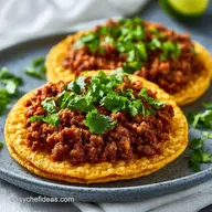 Easy Mexican Beef Tostadas