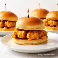 Mini Chicken Waffle Sliders Birthday Party Snacks Kids Love