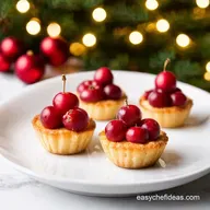 Mini Cranberry Brie Bites Christmas Cocktail Party Star
