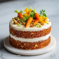 Carrot Cake: Moist and Spiced with Cream Cheese Frosting