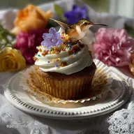 Hummingbird Cupcakes: Tropical Moist Carrot Cake Style