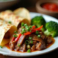 Moo Shu Beef Chinese Wok n Roll Wraps Youll Love