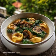Mushroom Tortellini Soup: 35 Minute Creamy Comfort