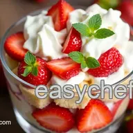 Delicious No-Cook Strawberry Shortcake Parfait Delight: A Summer Favorite