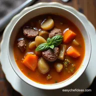 Mums Old Fashioned Vegetable Beef Soup Recipe Hearty Tender