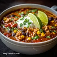 40Minute Turkey Taco Chili Soup The Speedy Weeknight OnePot Dinner