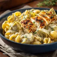OnePot Chicken and Artichoke Cavatappi Creamy Lemon-Herb Weeknight Meal
