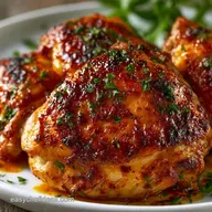 Oven Roasted Chicken Thighs: Crispy