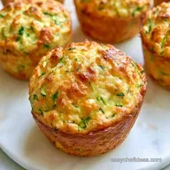 Crispy Parmesan Zucchini Muffins
