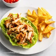 Chicken Wrap Side Dish Sorted Sunshine Slaw Wedges
