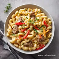 Philly Cheesesteak Pasta: Ultimate Creamy Skillet Comfort