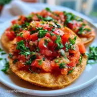 Pico de Gallo Tostadas in 15 Minutes