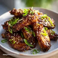Sticky Pineapple Teriyaki Chicken Wings in 3 Steps for 4 Servings