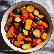 Rainbow Oven Roasted Vegetables Simple Delicious
