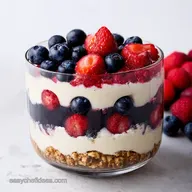 Red White Blue Berry Trifle Easy 4th of July Desserts