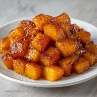 Roasted Butternut Squash Cubes: Maple