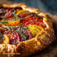 Heirloom Tomato Galette: Crisp Summer Tart with Flaky Pastry