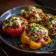 Santa Fe Turkey Stuffed Peppers: Healthy, Low Carb Weeknight Recipe
