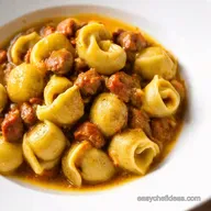 Sausage Tortellini Weeknight Brown Butter Bliss