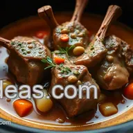 Savory Crockpot Lamb Shanks with Herb Gravy: A Family Favorite Dish