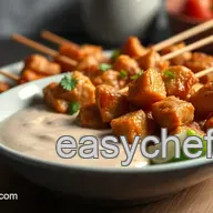 My Savory Peanut Satay Recipe: Perfect Skewers with Creamy Dipping Sauce