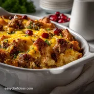 Christmas Morning Casserole: Silky Nutmeg Center