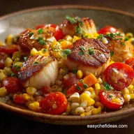Foolproof Seared Scallops with Corn and Tomatoes 30Minute Dinner