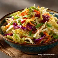 SesameGinger Asian Coleslaw Recipe The Emperors Crunch Slaw