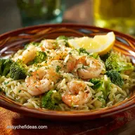 Shrimp Scampi with Broccoli Orzo: Quick, Healthy Weeknight Pasta Dinner