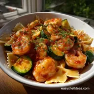 Shrimp and Zucchini with Bowties in: Zesty 25-Minute Meal