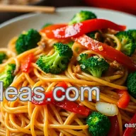 Easy & Flavorful Lo Mein Noodles Recipes: My Sizzling Vegetable Twist