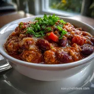 Slow Cooker 3Bean Turkey Chili Recipe: High Protein Easy