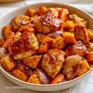 SlowCooker Autumn Harvest Bowl with Chicken Thighs