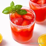 Sparkling Strawberry Basil Lemonade My Fun Summer Drink