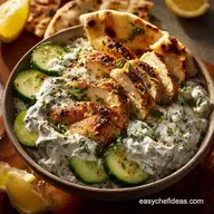 Sunny Chicken Tzatziki Bowl Speedy Fresh Mediterranean Delight