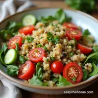 Speedy Delicious easy weekday lunches Mediterranean Quinoa Bowl