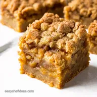 Easy Fall Dessert Spiced Apple Crumble Bars Recipe