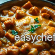 Easy & Irresistible Spiced Curry Sausages with Coconut Sauce