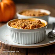 Individual Pumpkin Desserts Spiced Crumble Pots Recipe