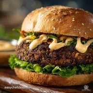 Spicy Black Bean Burgers with Chipotle Mayonnaise: Never Mushy Recipe