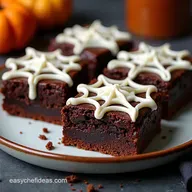 Spooky Spiderweb Brownies Easy Halloween Recipe