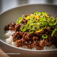 Beef and Rice Recipes: Sticky Korean Mince Ready in 35 Mins