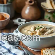 My Grandmother's Cozy Stovetop Chicken Creamy Comfort Soup