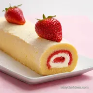 Strawberries Cream Swiss Roll My Easy Dreamy Recipe