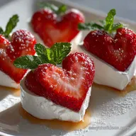Tasty Galentines Party Food Idea with Strawberry Hearts for Your Table: Party-Ready Crispy Baked