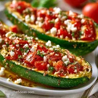 Easy Stuffed Zucchini Boats for 4