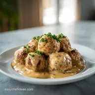 Swedish Meatballs Recipe with Creamy Gravy